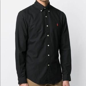 POLO Ralph Lauren Men’s Shirt in black, slim fit, size M